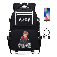 Printed Usb Youth Student School Bag Men's And Women's Backpack Leisure Travel Bag