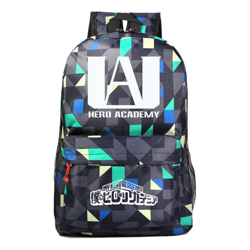 Cartoon Fashion Anime My Hero Academy Printed Youth Student Backpack Men's And Women's Leisure Backpack