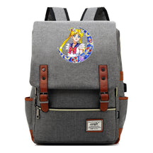 Beautiful Girl Warrior Youth Student School Bag Usb Men's And Women's Leisure Backpack