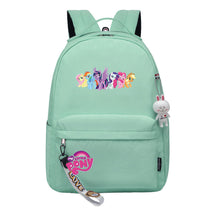 Cartoon Pony Unicorn Printed Youth Student School Bag Men's And Women's Leisure Bag Women's Backpack