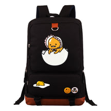 Cartoon Anime Lazy Egg Youth Student Backpack With Large Capacity Travel Bag For Boys And Girls Backpack