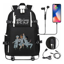 Promised Dream Island Usb Large Capacity Youth Student Backpack For Boys And Girls Leisure Travel Backpack
