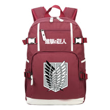 Giant Wings Of Cartoon And Anime Attack Youth Student Backpack, Leisure Travel Backpack