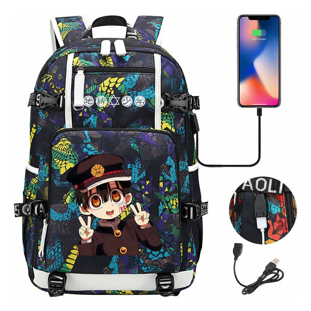 Usb Large Capacity Youth Student Backpack For Men And Women's Leisure Travel Backpack