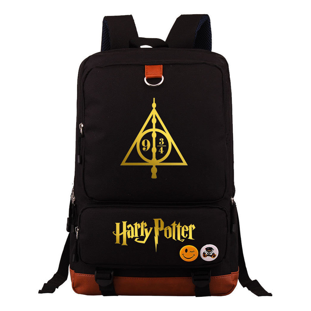 Golden Magic School Youth Student School Bag Large Capacity Travel Bag Men's And Women's Backpack