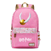 School Of Witchcraft And Wizardry Youth Student School Bag Fragmented Canvas Girl Backpack
