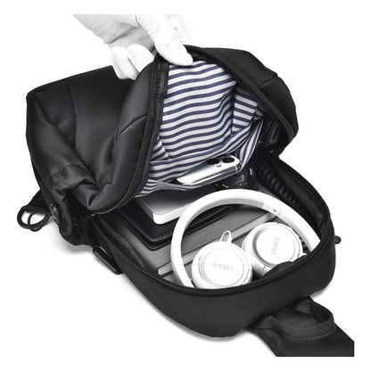 Men's Lightweight Shoulder Bag, Small Backpack, Casual Mobile Phone Bag, Multifunctional Diagonal Cross Bag, Shoulder Bag, Backpack