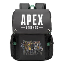 Apex Hero Print Usb Charging Cap Head Style Student School Bag Casual Backpack