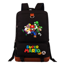 Super Mario Print Youth Student Backpack, Travel Bag, Men's And Women's Backpack