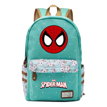Superhero Printed Student Backpack Men And Women's Leisure Travel Backpack