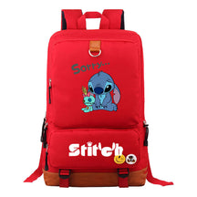 Anime Star Baby Stitch Printed Youth Student School Bag Travel Bag Backpack Travel Backpack