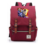 Naruto Printed Student Backpack For Men And Women, Casual Belt Buckle, Classic Backpack