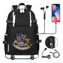 Toy Bear Game Usb Large Capacity Youth Student School Bag Leisure Travel Backpack