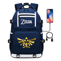 Legend Of Zelda Printed Usb Youth Student Backpack Men's And Women's Backpack Leisure Travel Bag