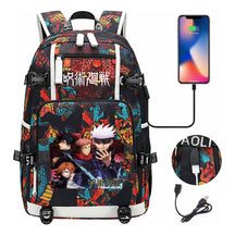 Printed Usb Youth Student Backpack For Men And Women's Leisure Large Capacity Travel Backpack