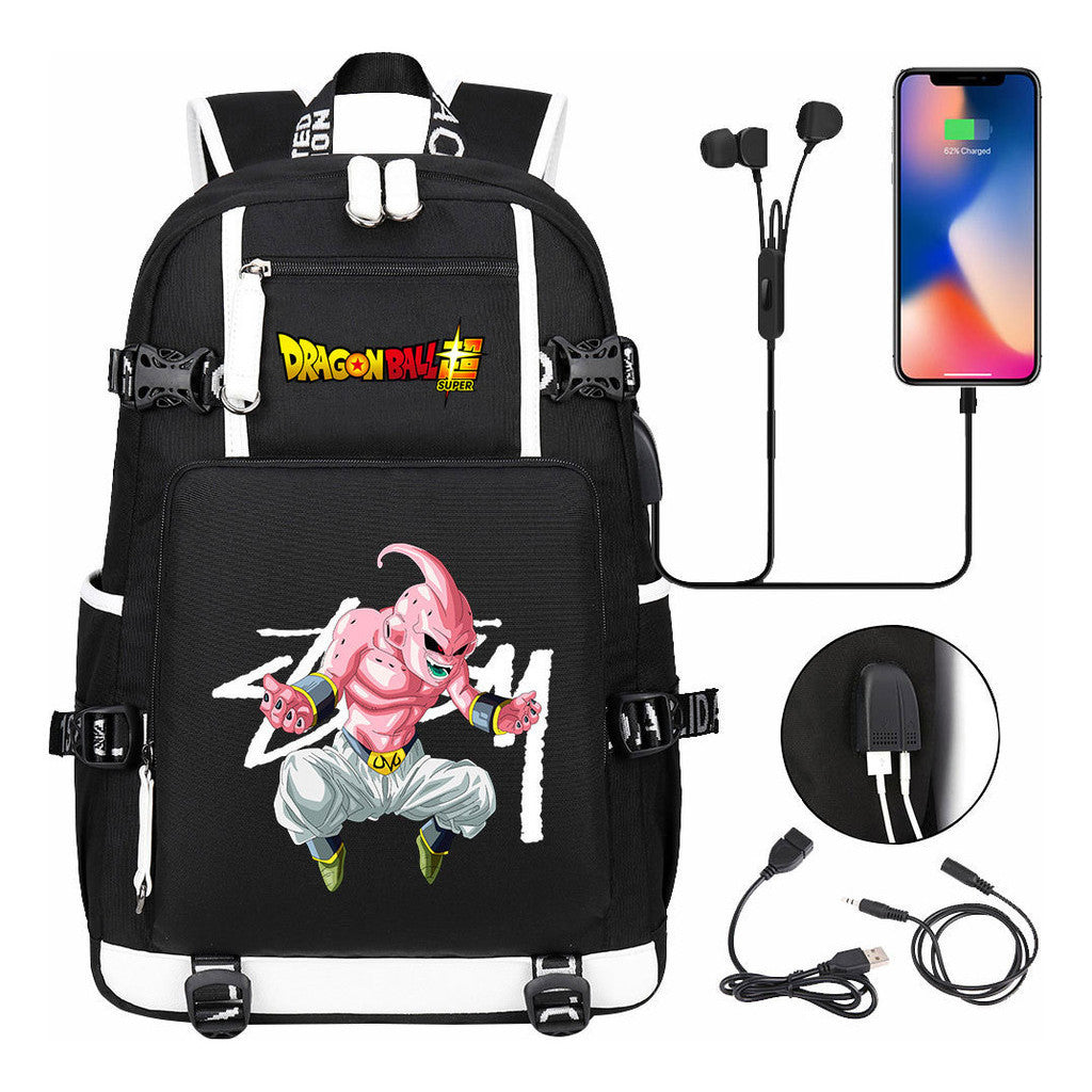 Fashionable Sun Wukong Usb Large Capacity Youth Student Backpack Leisure Travel Backpack