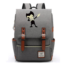 Printed Teenage Student Backpack For Men And Women With Casual Belt Buckle Classic Backpack