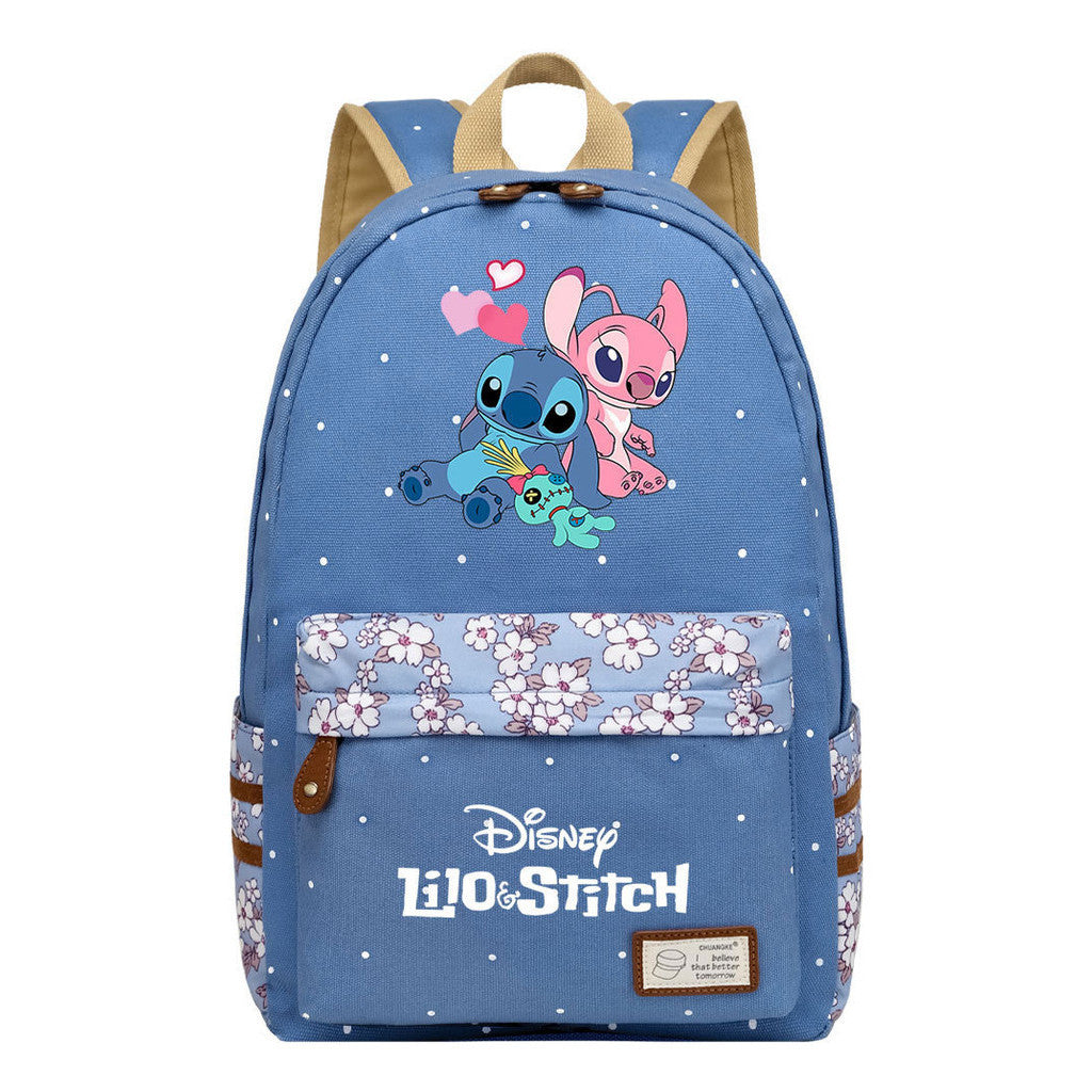 Printed Teenage Student Backpack For Men And Women's Leisure Backpack