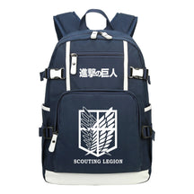 Giant Winged Soldier Captain Of Anime Attack Student Backpack, Leisure Travel Backpack