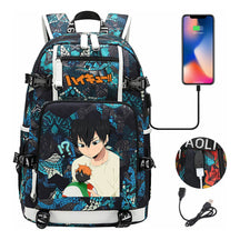Volleyball Youth Usb Large Capacity Youth Student School Bag Men's And Women's Leisure Travel Backpack