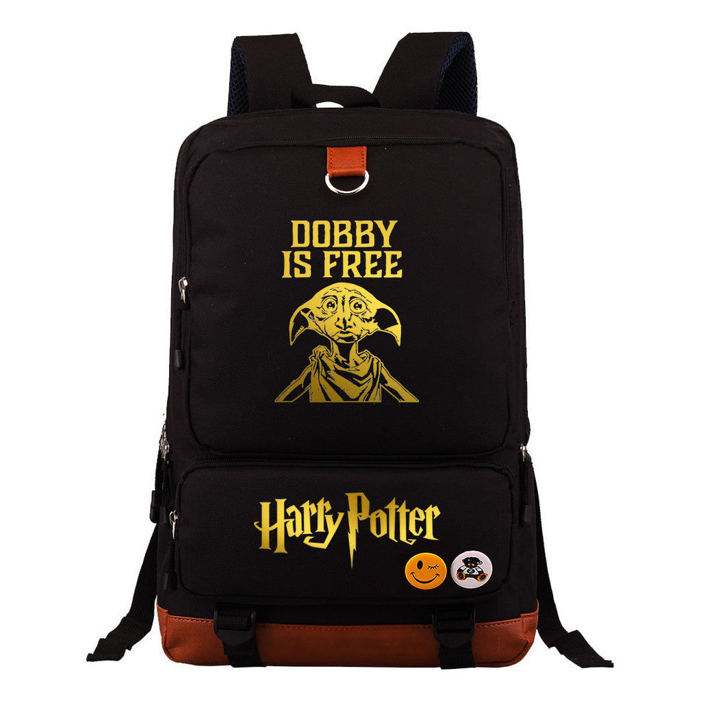 Golden Magic School Youth Student School Bag Large Capacity Travel Bag Men's And Women's Backpack