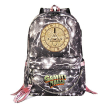 Cartoon Strange Town Youth Student School Bag Men's And Women's Leisure Travel Backpack