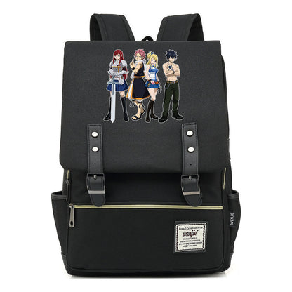 Printed Schoolbags Young Students And Classic Backpacks With Belt Buckles Men And Women.