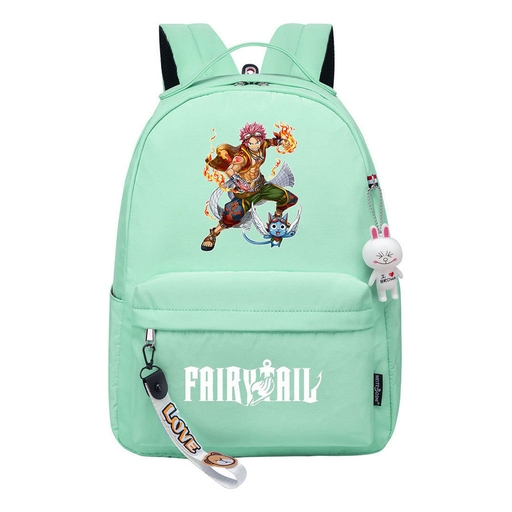Printed Teenage Student Backpack Men And Women, Casual Bag Girls Backpack