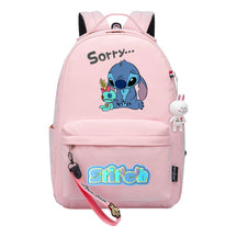 Interstellar Baby Stitch Printed Youth Student School Bag For Men And Women Leisure Travel Bag For Women Backpack