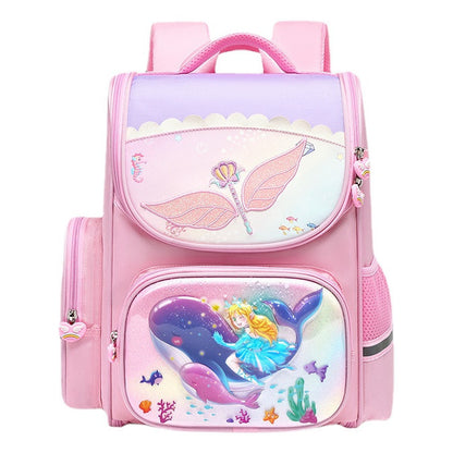 Student backpack cute spine protection lightweight backpack Water proof children's backpack