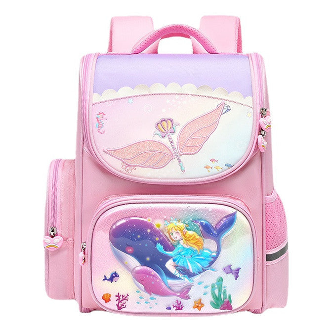Student backpack cute spine protection lightweight backpack Water proof children's backpack