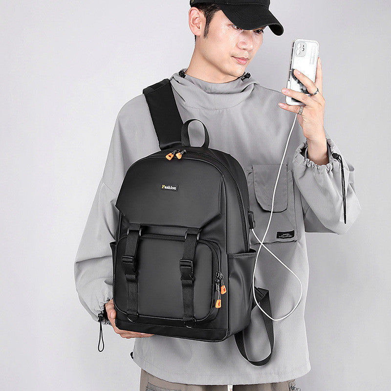 Usb Backpack, Large Capacity Leisure Backpack, Business Computer Bag, Minimalist Travel Bag
