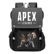 Apex Hero Print Usb Charging Cap Head Style Student School Bag Casual Backpack