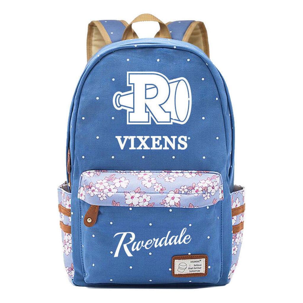 Valley Town Printed Youth School Bag Fashion Casual Backpack