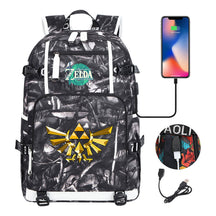 Legend Of Zelda Printed Backpack For Men And Women With Large Capacity Leisure Travel Backpack