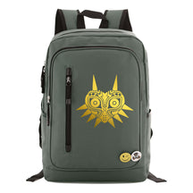 Golden Printed Youth Student Backpack For Men And Women's Leisure Travel Backpack