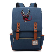 Printed Youth Student School Bag Casual Belt Buckle Classic Backpack