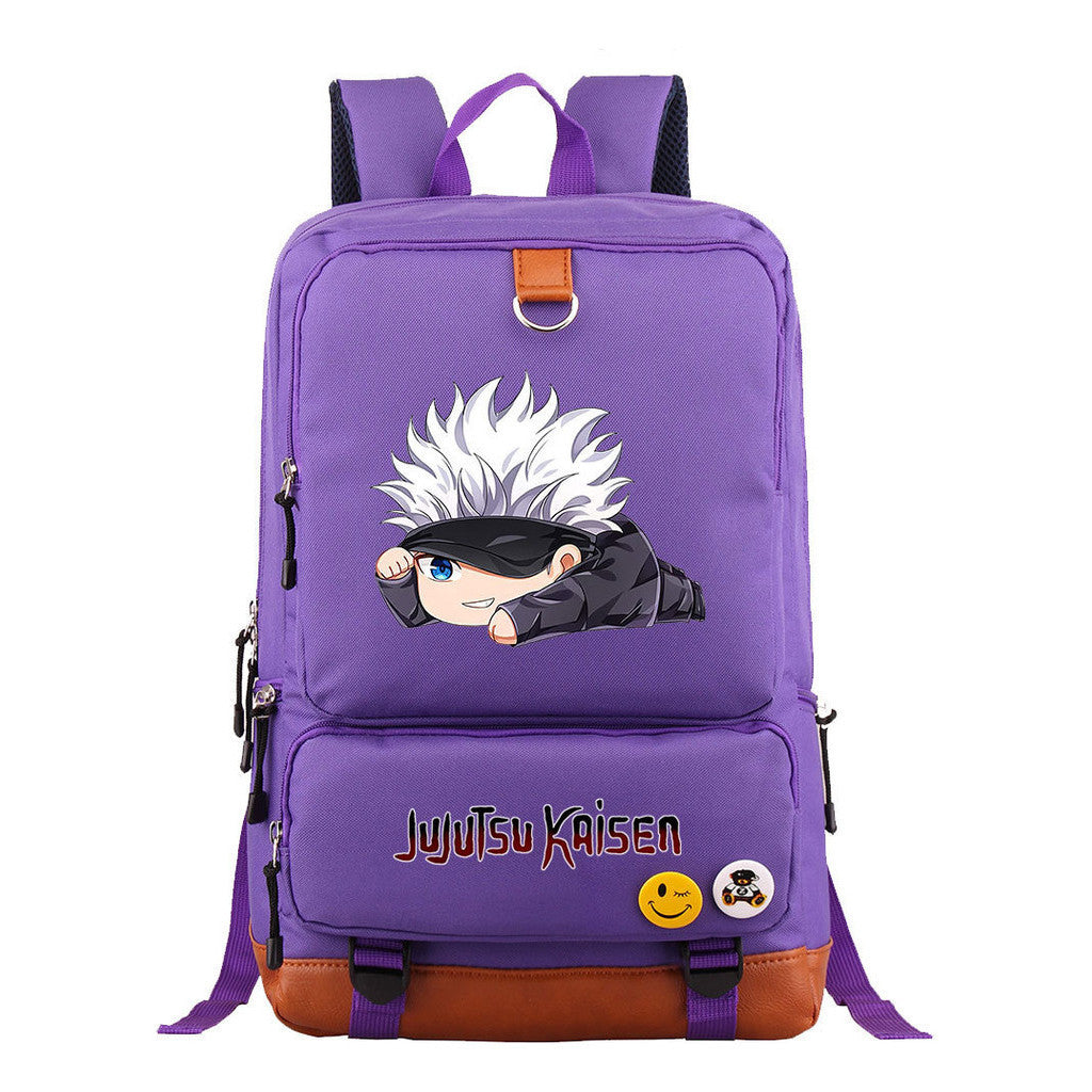 Cartoon And Manga Teenage Student Backpack, Men's And Women's Backpack, Travel Bag