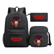 Strange Story Starry Sky Printed Youth Student Backpack 3-piece Set For Men And Women, Backpack Set