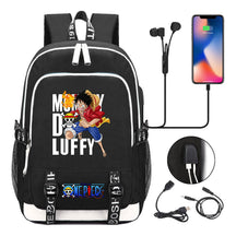 Pirate King Lufei Youth Student School Bag Usb Men's And Women's Leisure Backpack