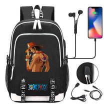 Anime Pirate Wang Lufei Youth Student School Bag Usb Men's And Women's Leisure Backpack