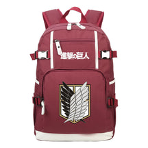 Giant Wings Of Cartoon And Anime Attack Youth Student Backpack, Leisure Travel Backpack