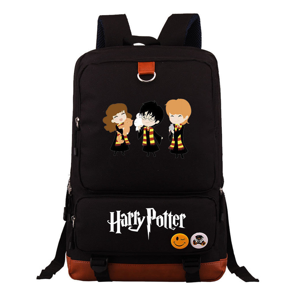 School Of Witchcraft And Wizardry Youth Student Backpack, Large Capacity Travel Bag, Men's And Women's Backpack