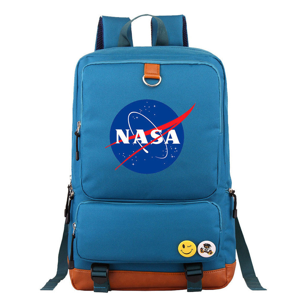 Nasa Fashion Printed Youth Student School Bag Large Capacity Travel Bag Men's And Women's Backpack