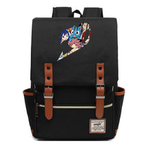 Printed Youth Student School Bag Casual Belt Buckle Classic Backpack