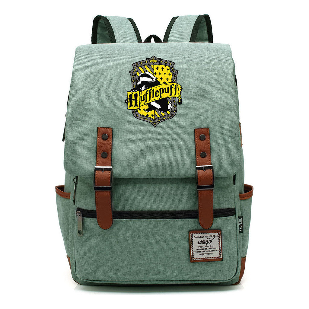 School Of Witchcraft And Wizardry Printed Teenage Student Backpack For Men And Women With Casual Belt Buckle Classic Backpack  43*29*13.5cm