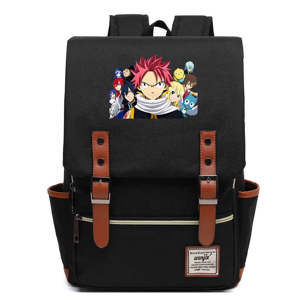 Printed Schoolbags For Men And Women Leisure Belt Buckle Classic Backpack