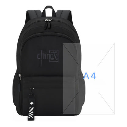 Student Backpack With Spine Protection, Breathable And Load Reducing Backpack, Water Resistant And Large Capacity Backpack