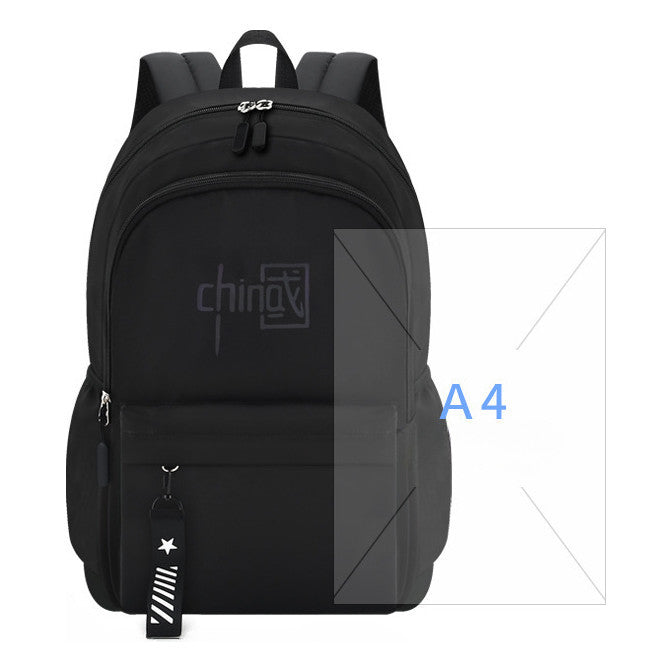 Student Backpack With Spine Protection, Breathable And Load Reducing Backpack, Water Resistant And Large Capacity Backpack
