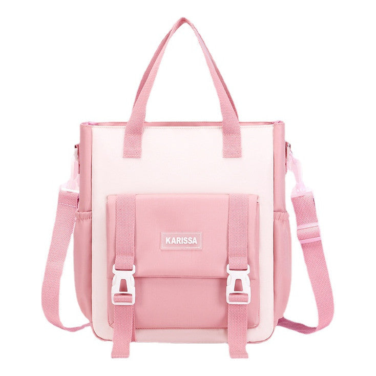 Student Backpack, Shoulder Bag, Large Capacity Handbag, Art Bag